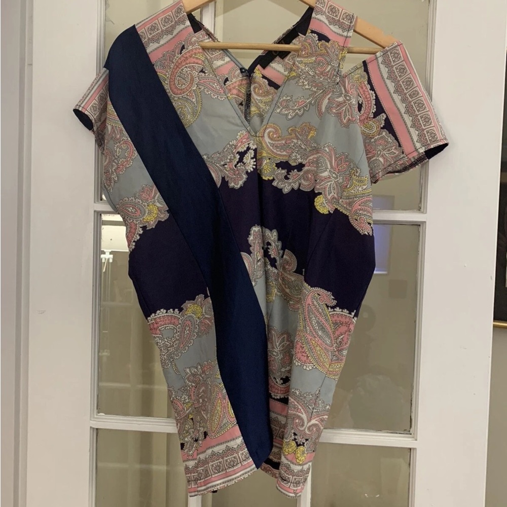 Ovi Multicolor Paisley Blouse